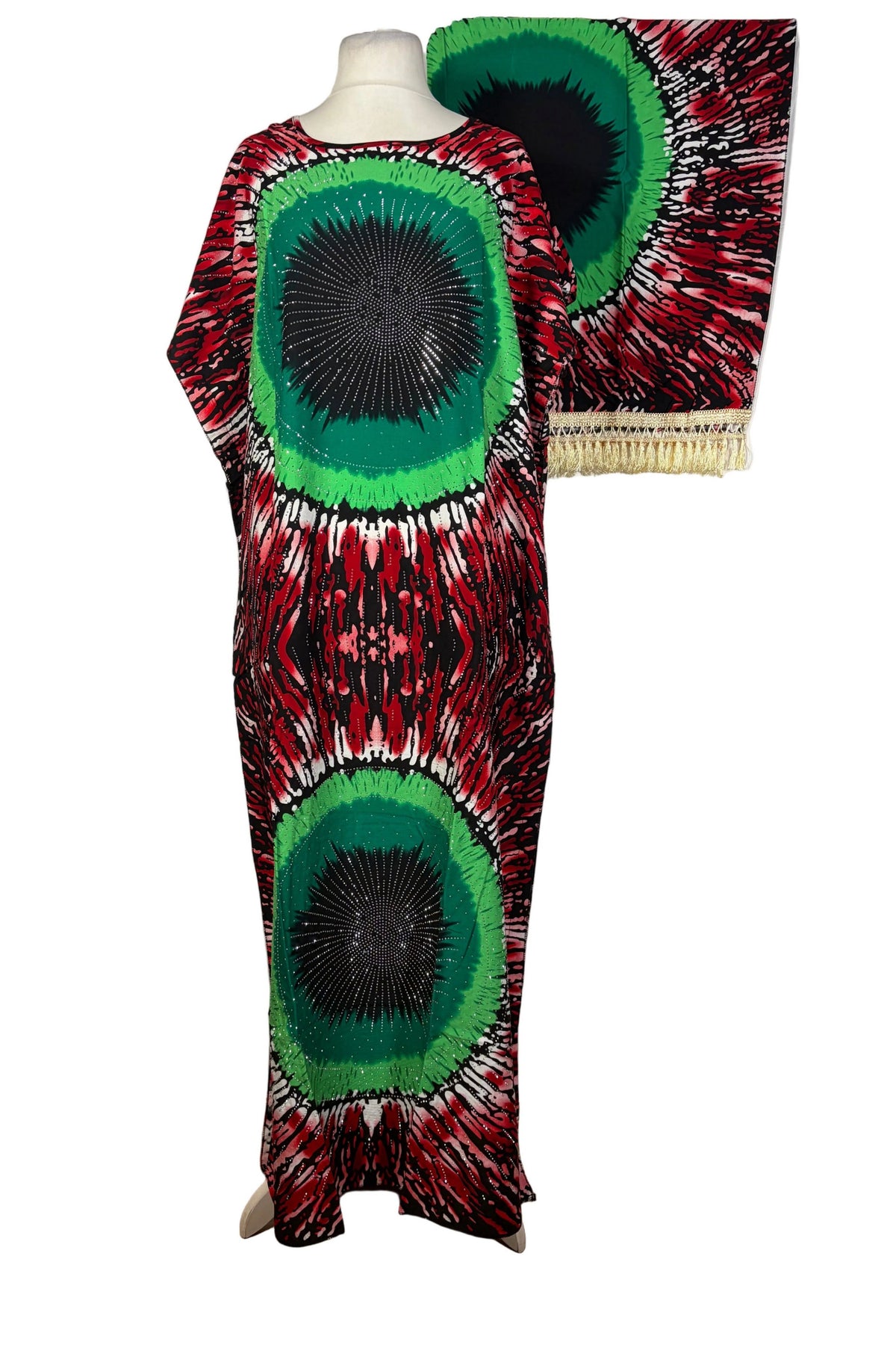Stone Circle Baati with Matching Garbasaar – Free Size - Diracfashion