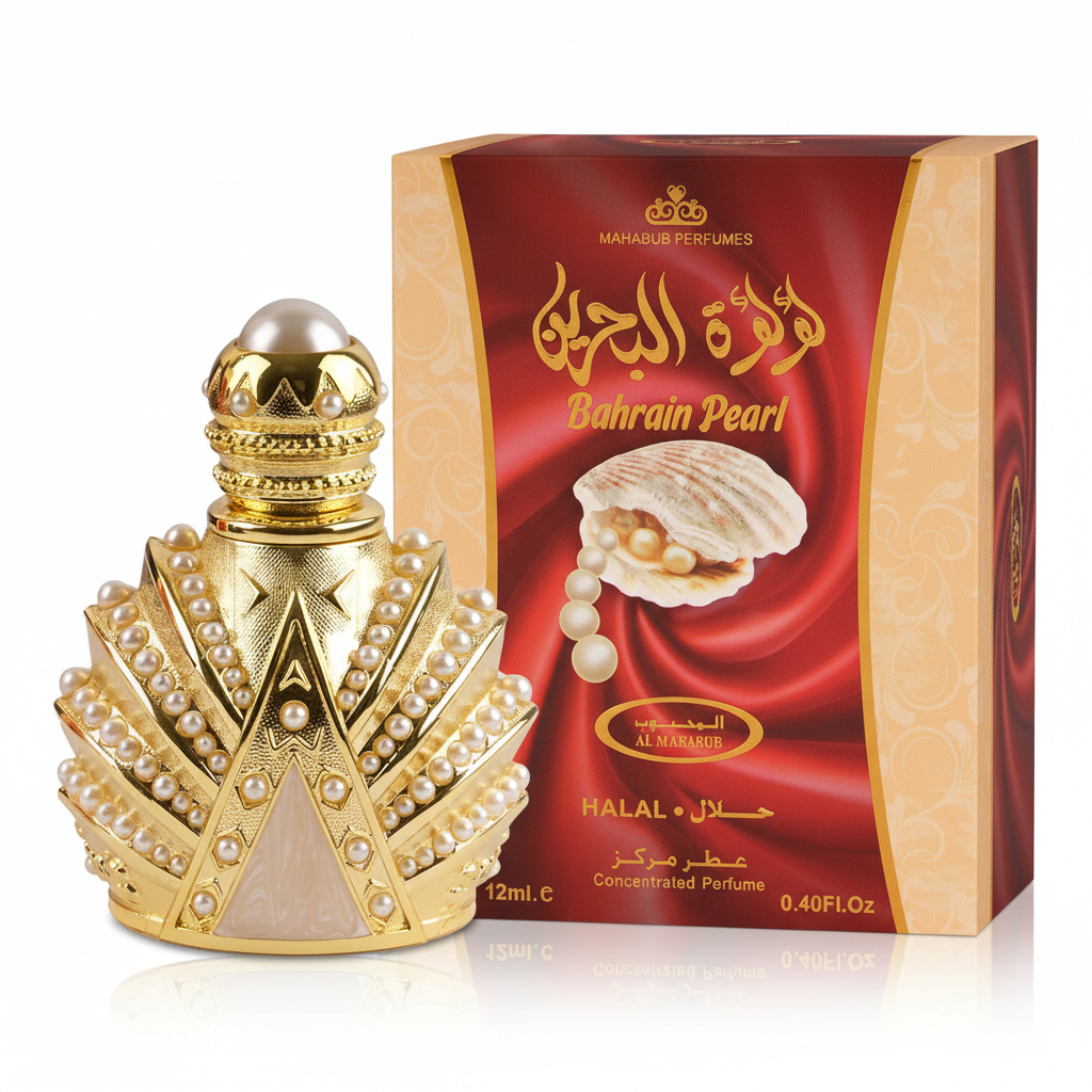 Bahrain Pearl Bottle with Box White BG