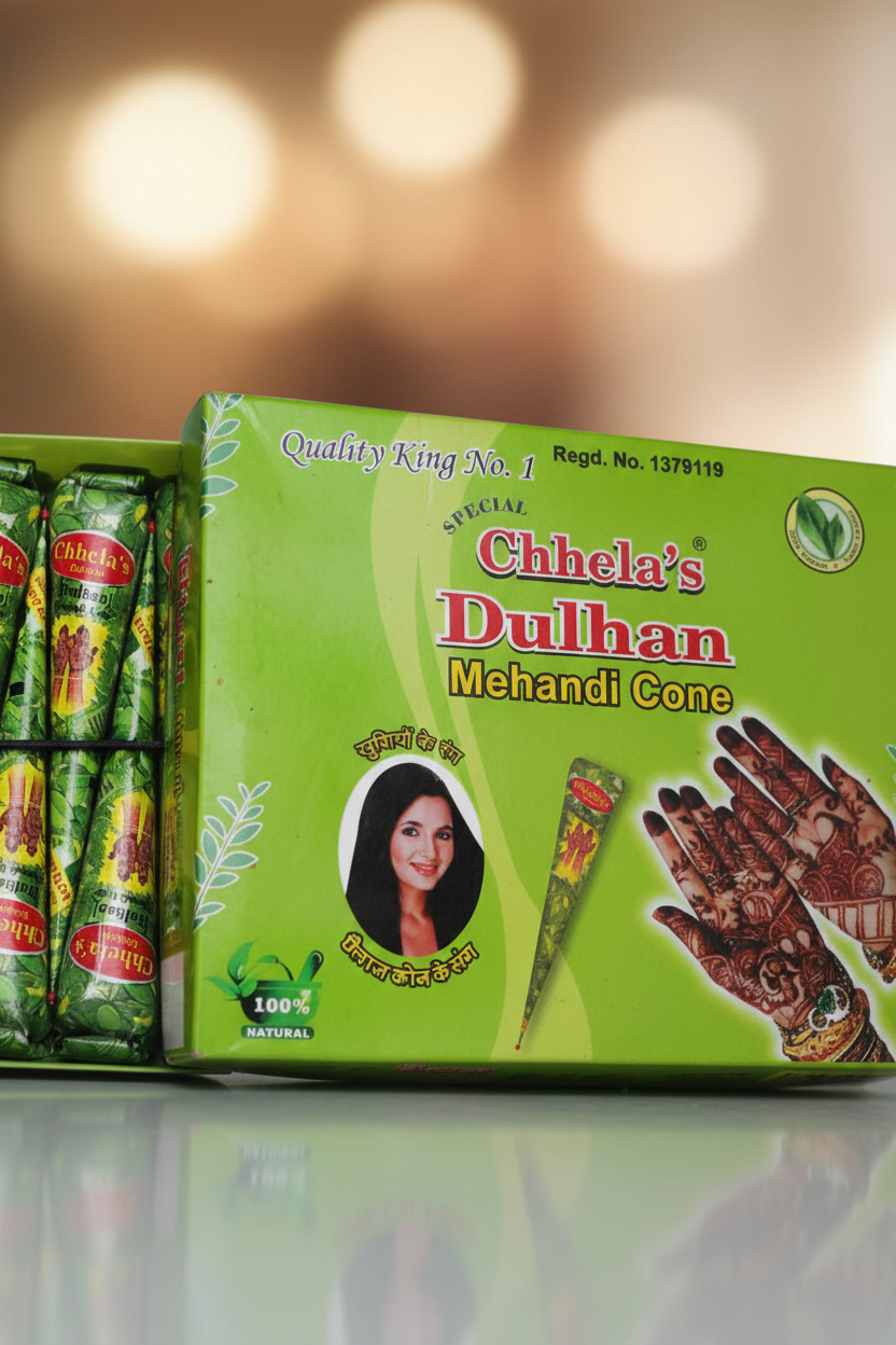Chhela's Mehandi Cones - Detail