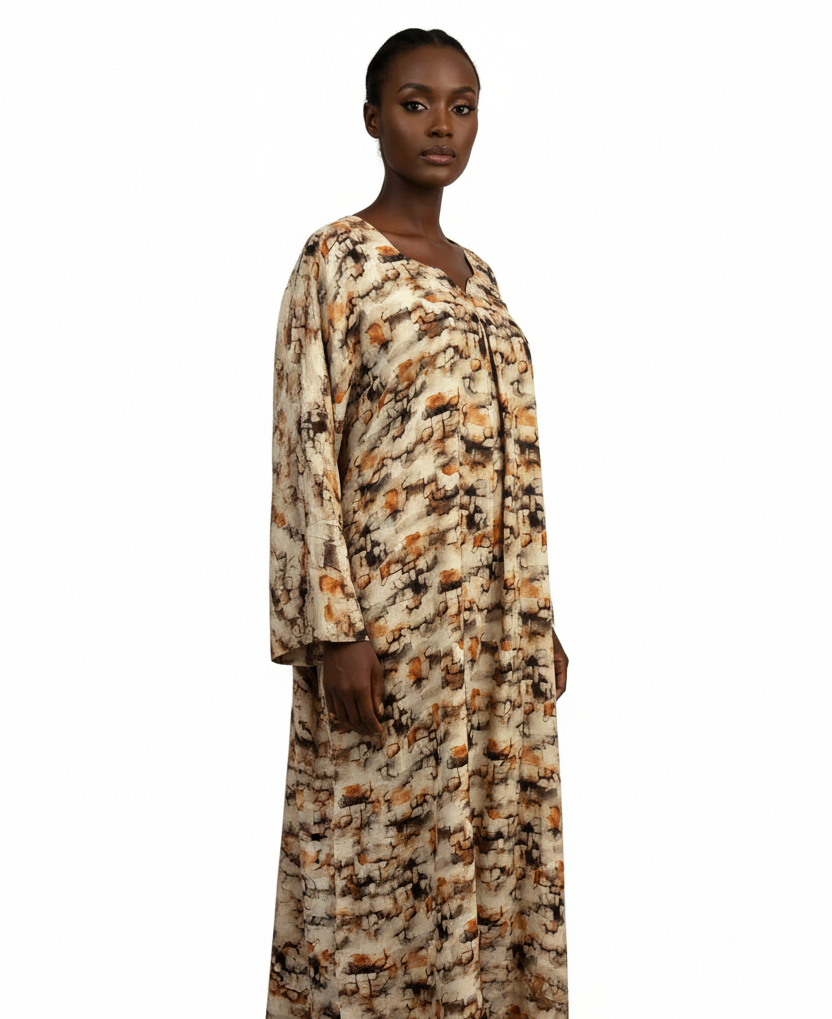 Cream Terracotta Baati - Somali Model