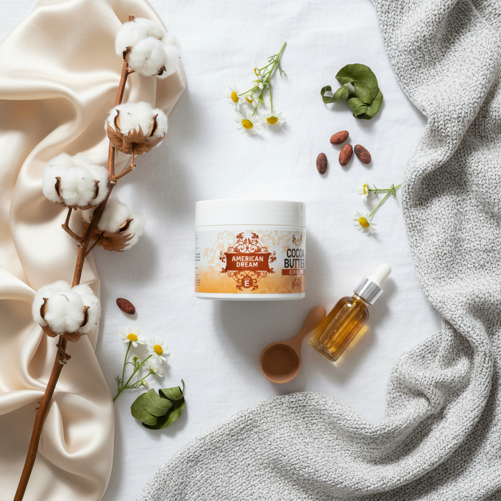 Flat lay composition