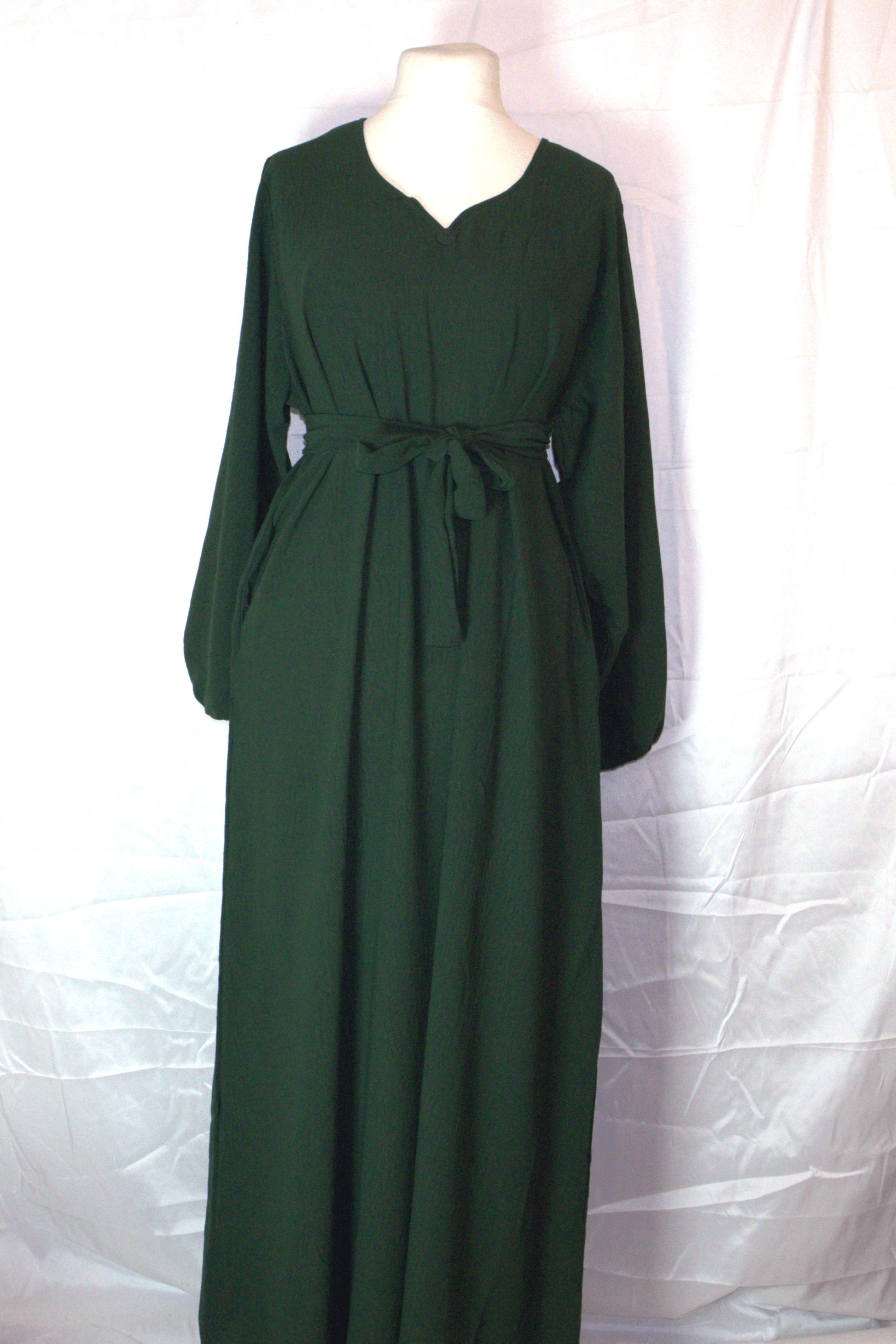Dirac Fashion Somali Noor belted Dress Frost Green 