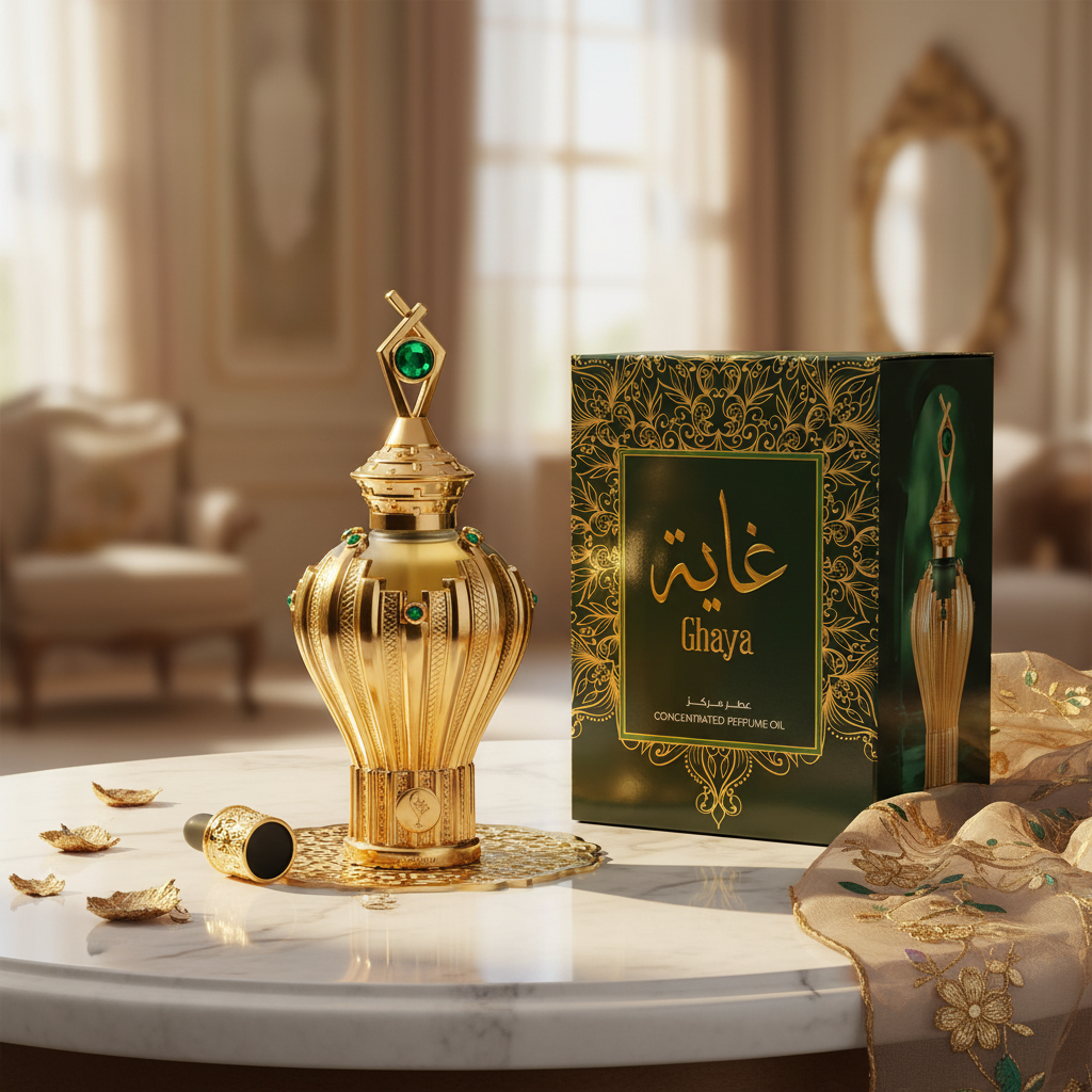 Ghaya Perfume Luxury Vanity Display