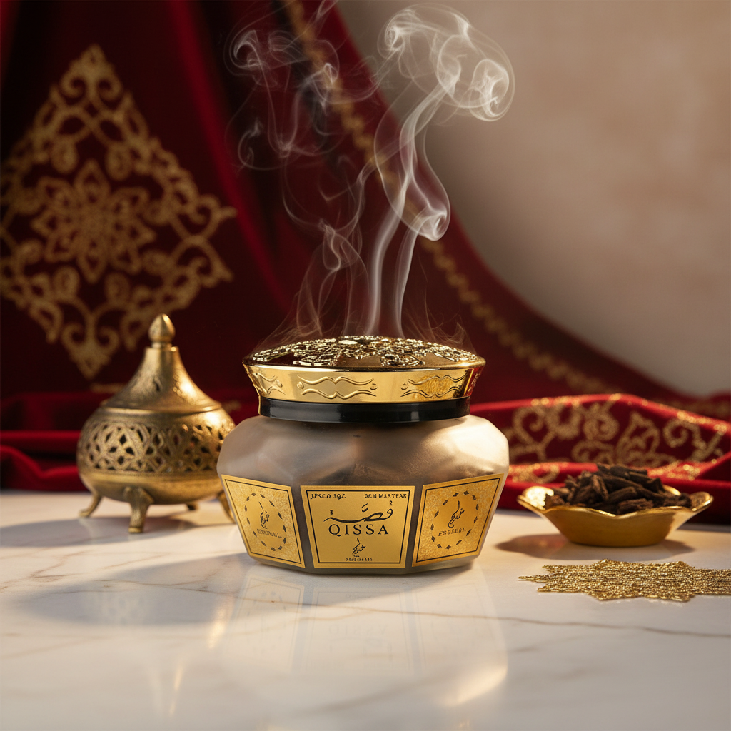 Khadlaj Oud Muattar Qisati Luxury Display