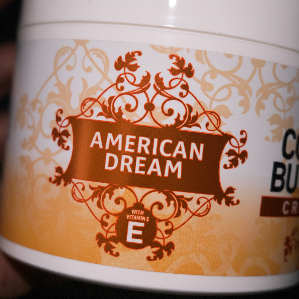 Label detail close-up