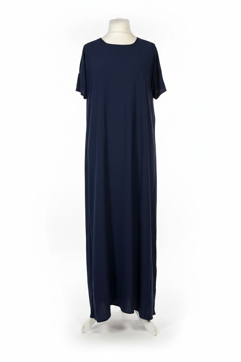 Navy Maxi Dress Front
