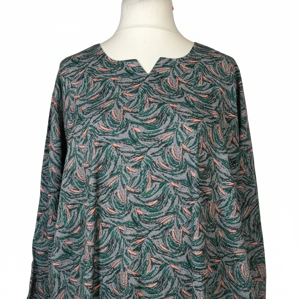 Teal Kaftan Detail