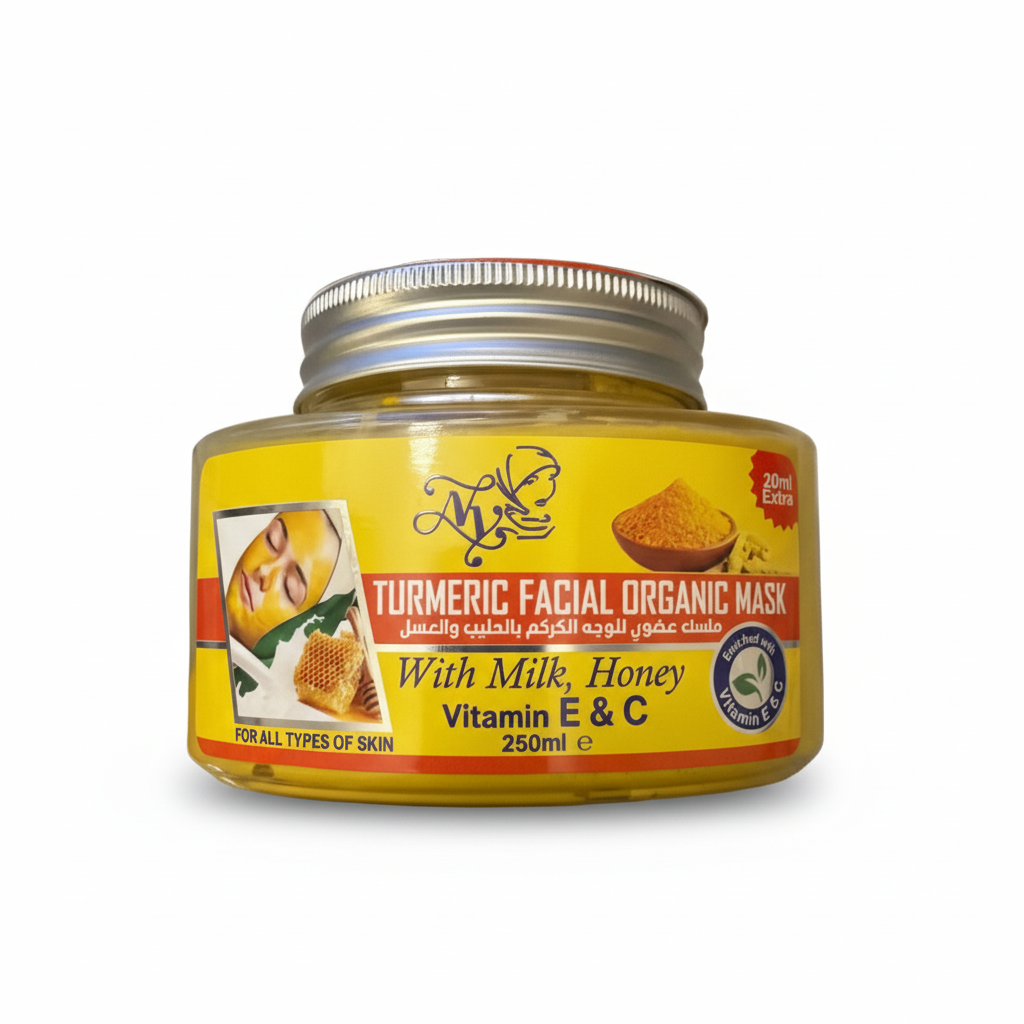 Turmeric Facial Mask - Clean Background